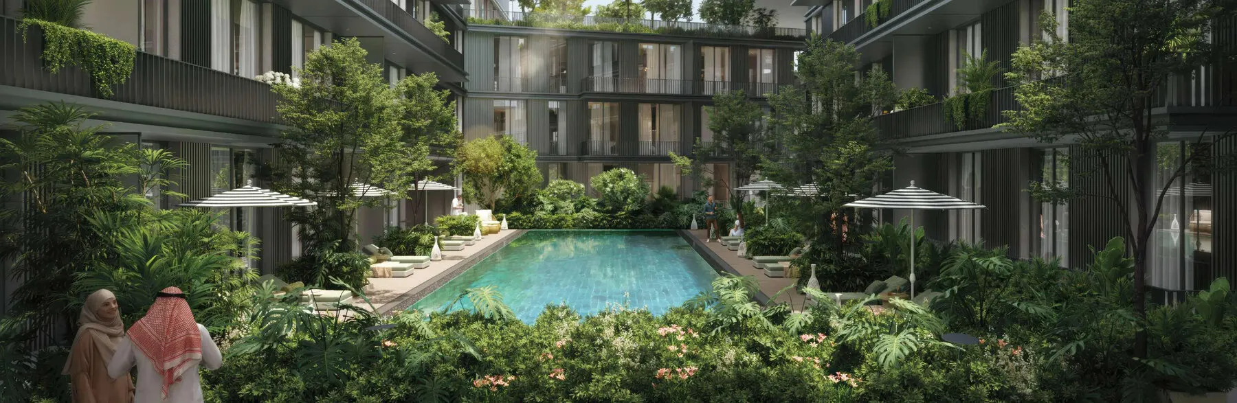 Palace Residences – Al Mamsha van Alef Group: merkpand in het voetgangersgebied van Sharjah!, 1 slaapkamers, 81 m²