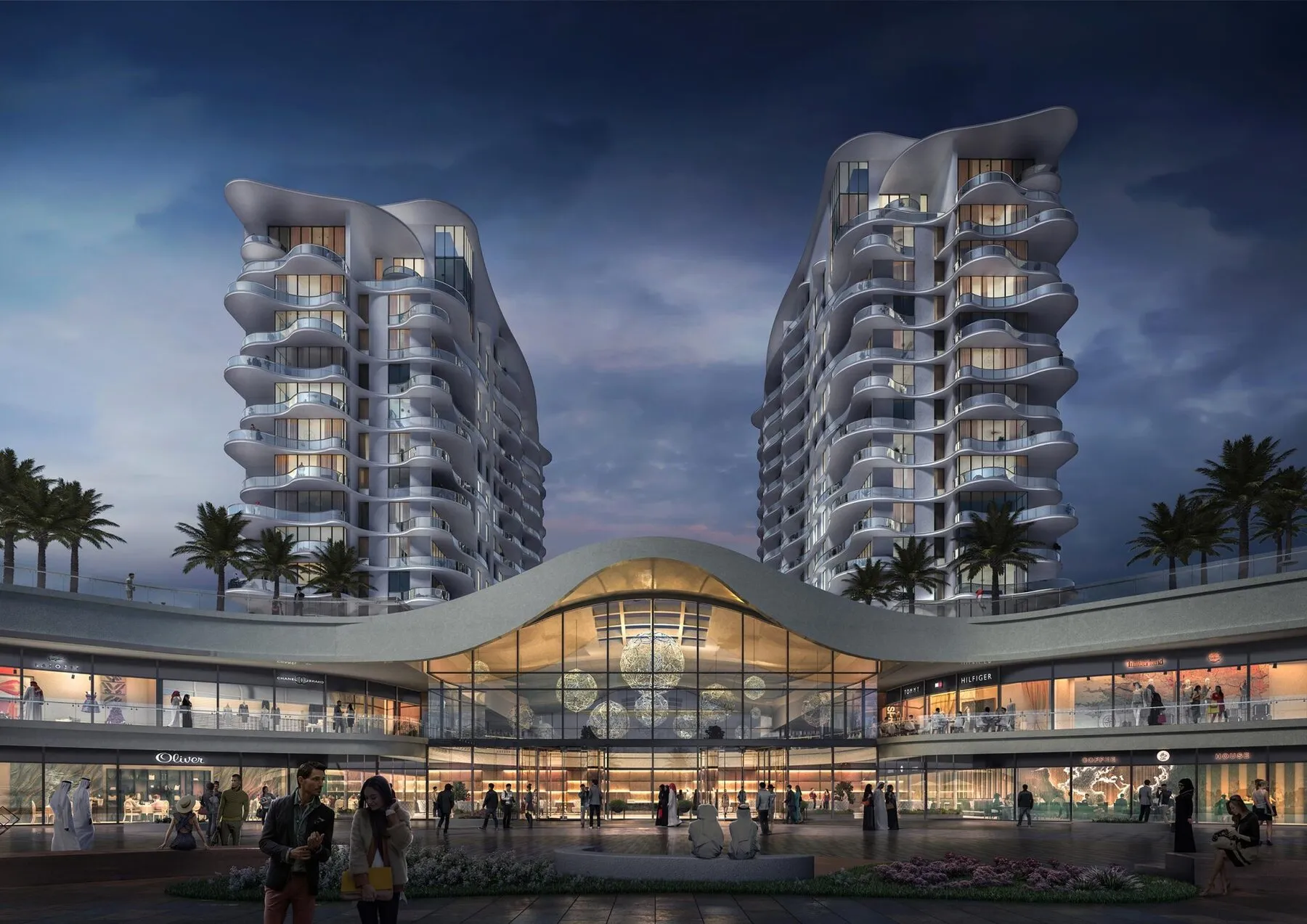Luxe hoekopstelling met panoramisch zeezicht in het wooncomplex Bay Residences van staatsontwikkelaar RAK Properties in Ras Al Khaimah., 2 slaapkamers, 172 m²