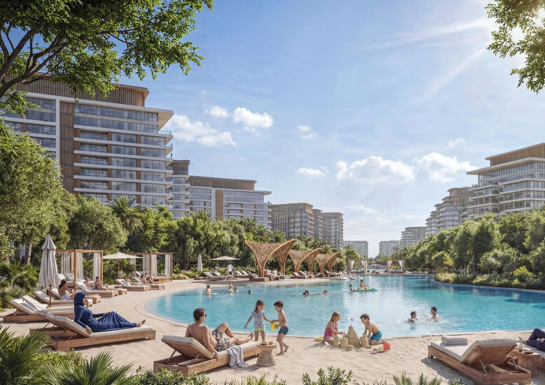 2 yatak odalı daire — Al Yufrah 1, Dubai — 4/16