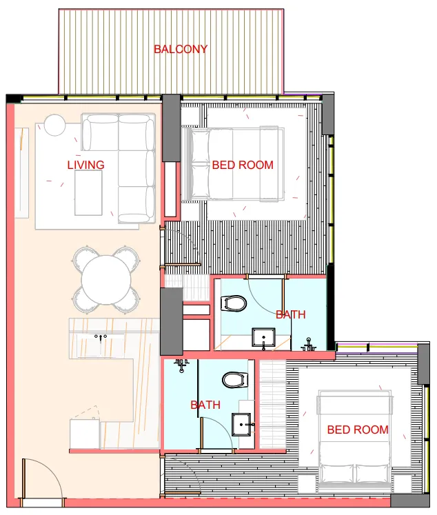 2 yatak odalı daire — Al Marjan Island, Ras el-Hayme — 17/17