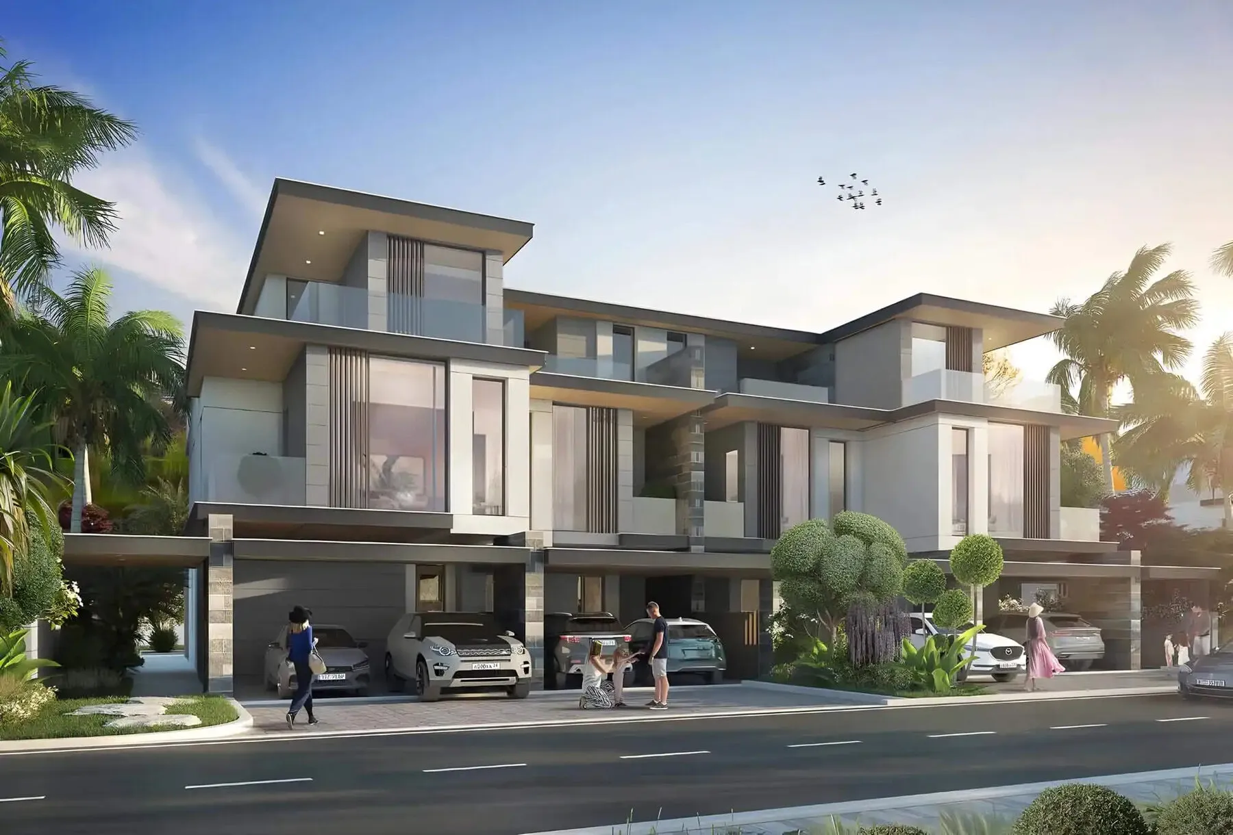 4 yatak odalı sıra ev — Dubai Golf City — 9/11