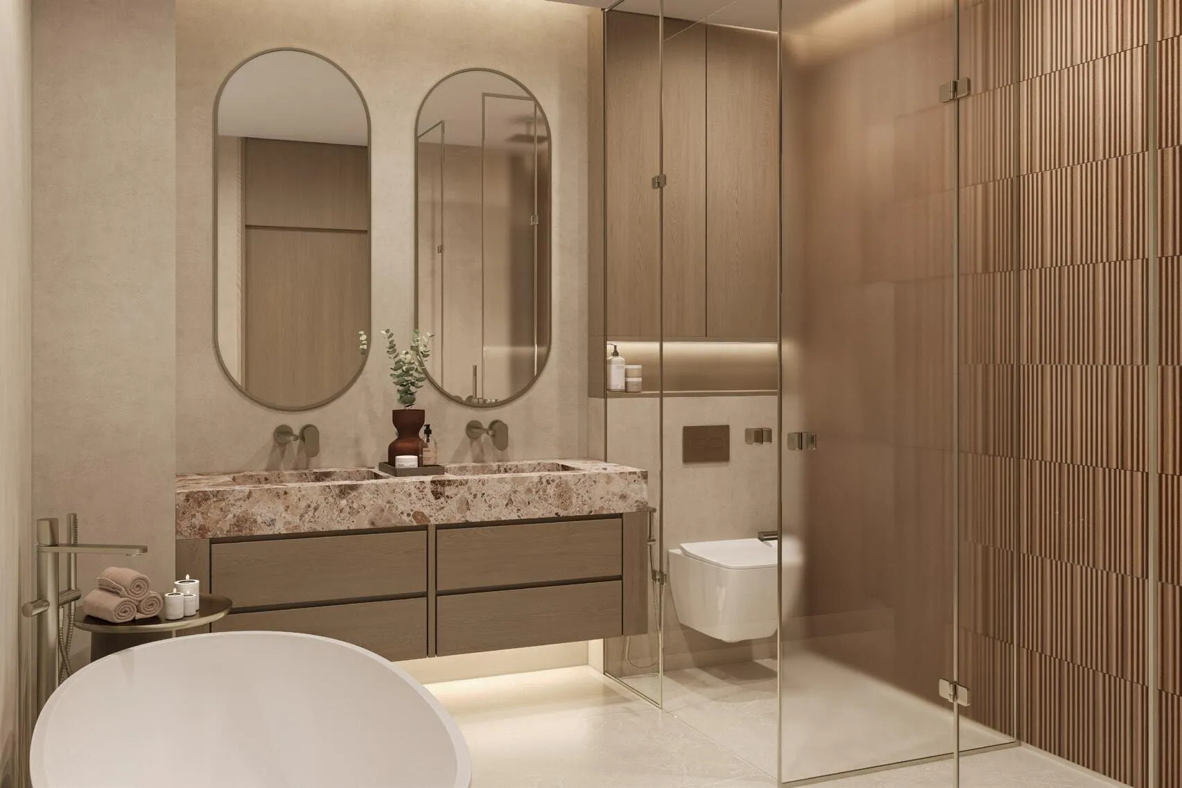 1 yatak odalı daire — Dubai Islands — 10/17