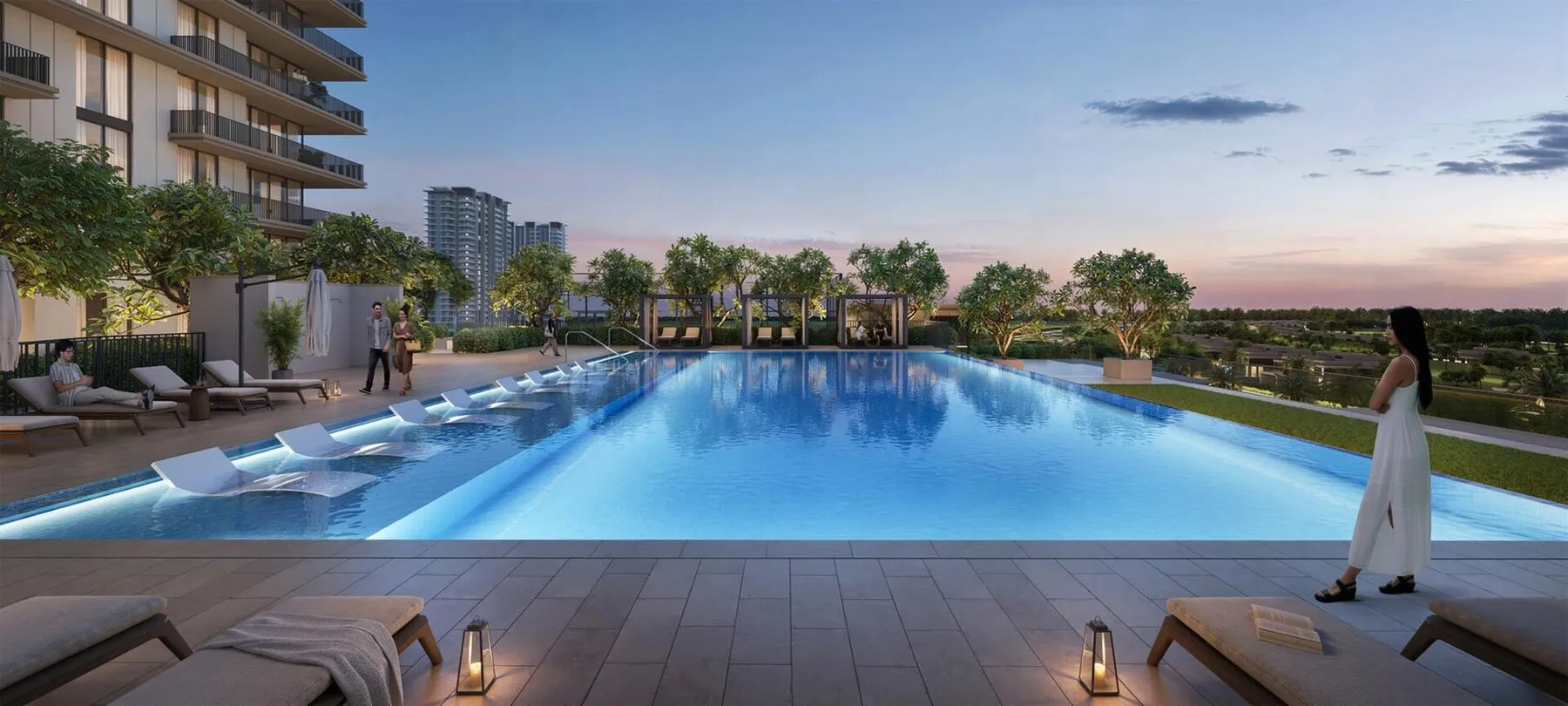 Greencrest van Emaar, 2 BR, 130 m²