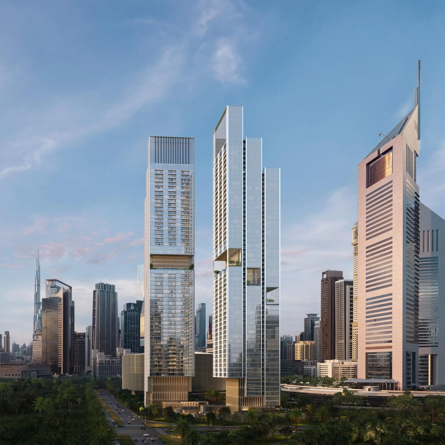Premium appartementen in het Jumeirah Residences Emirates Towers project – Toren B, 3 slaapkamers, 178 m²