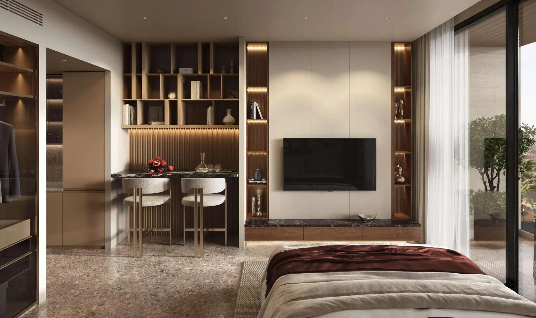 1 yatak odalı daire — Saih Shuaib 2, Dubai — 6/14