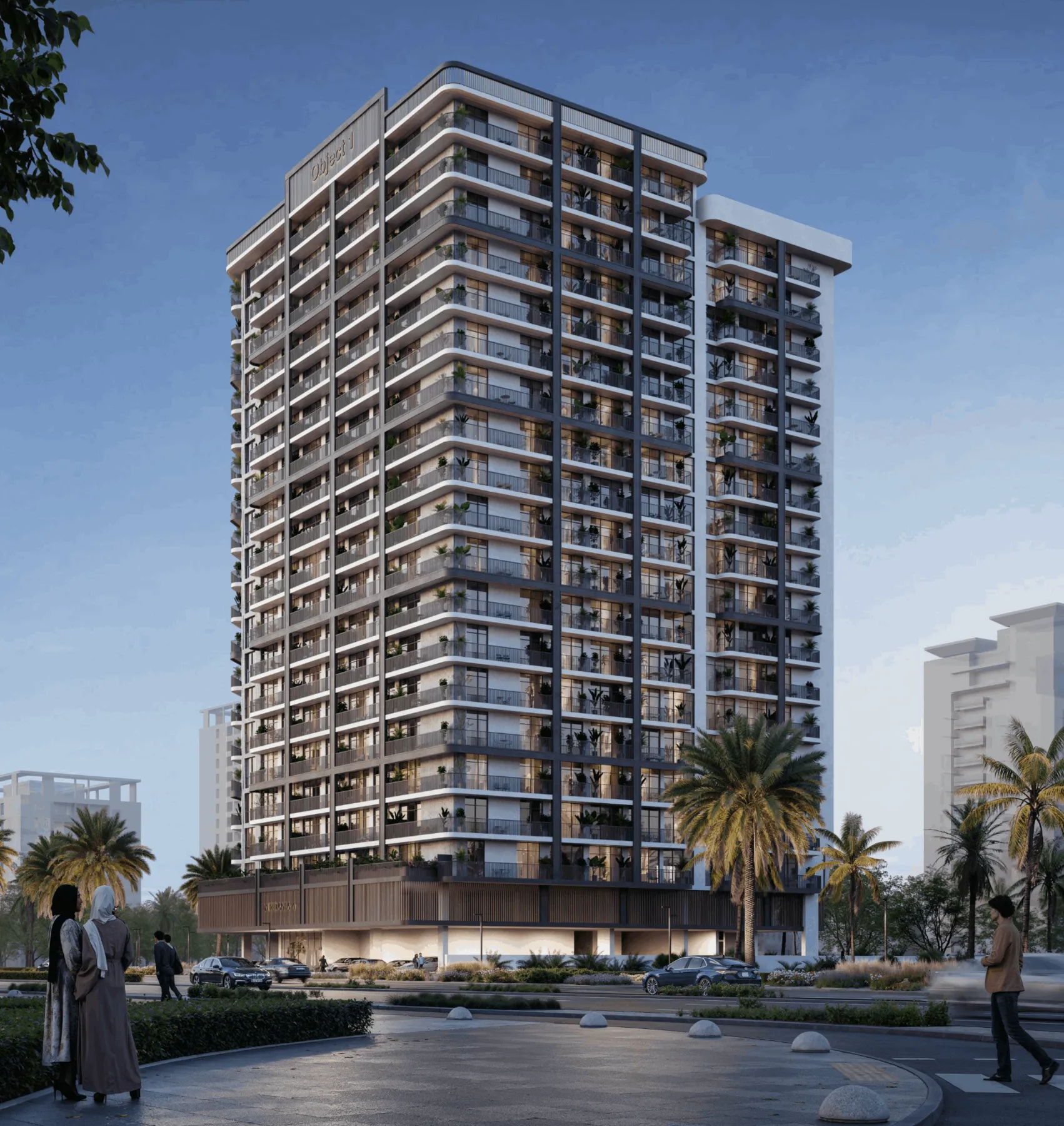 2 yatak odalı daire — Dubai Land — 12/13