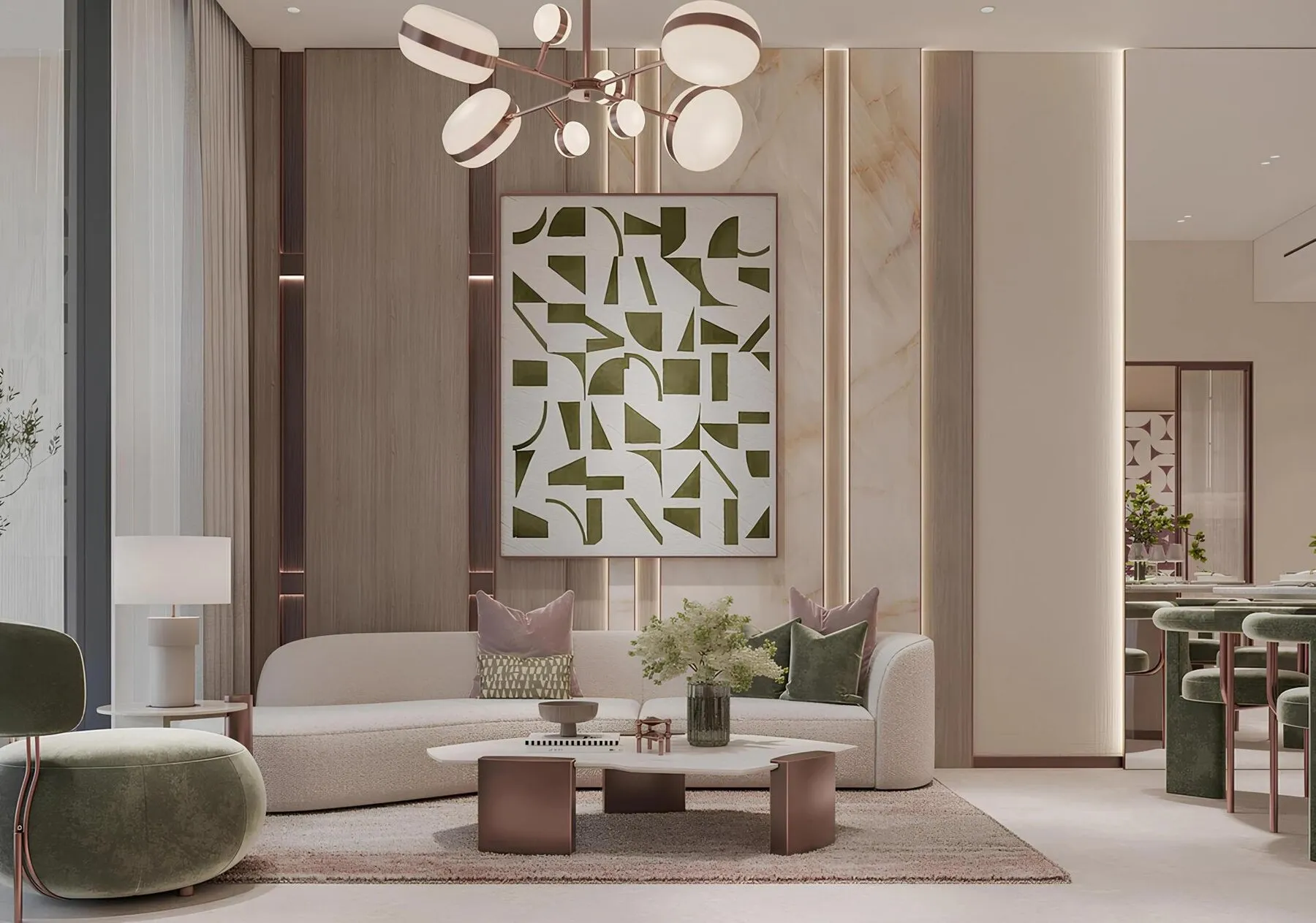 2 yatak odalı daire — Dubai Land — 7/18