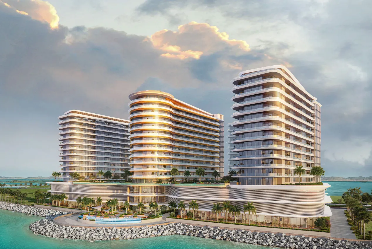 Appartement in het premium wooncomplex Trio Isle op de eerste lijn in Al Marjan, 2 slaapkamers, 91 m²