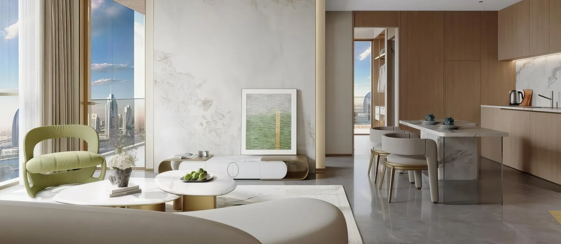 1 yatak odalı daire — Jumeirah Garden City, Dubai — 5/14