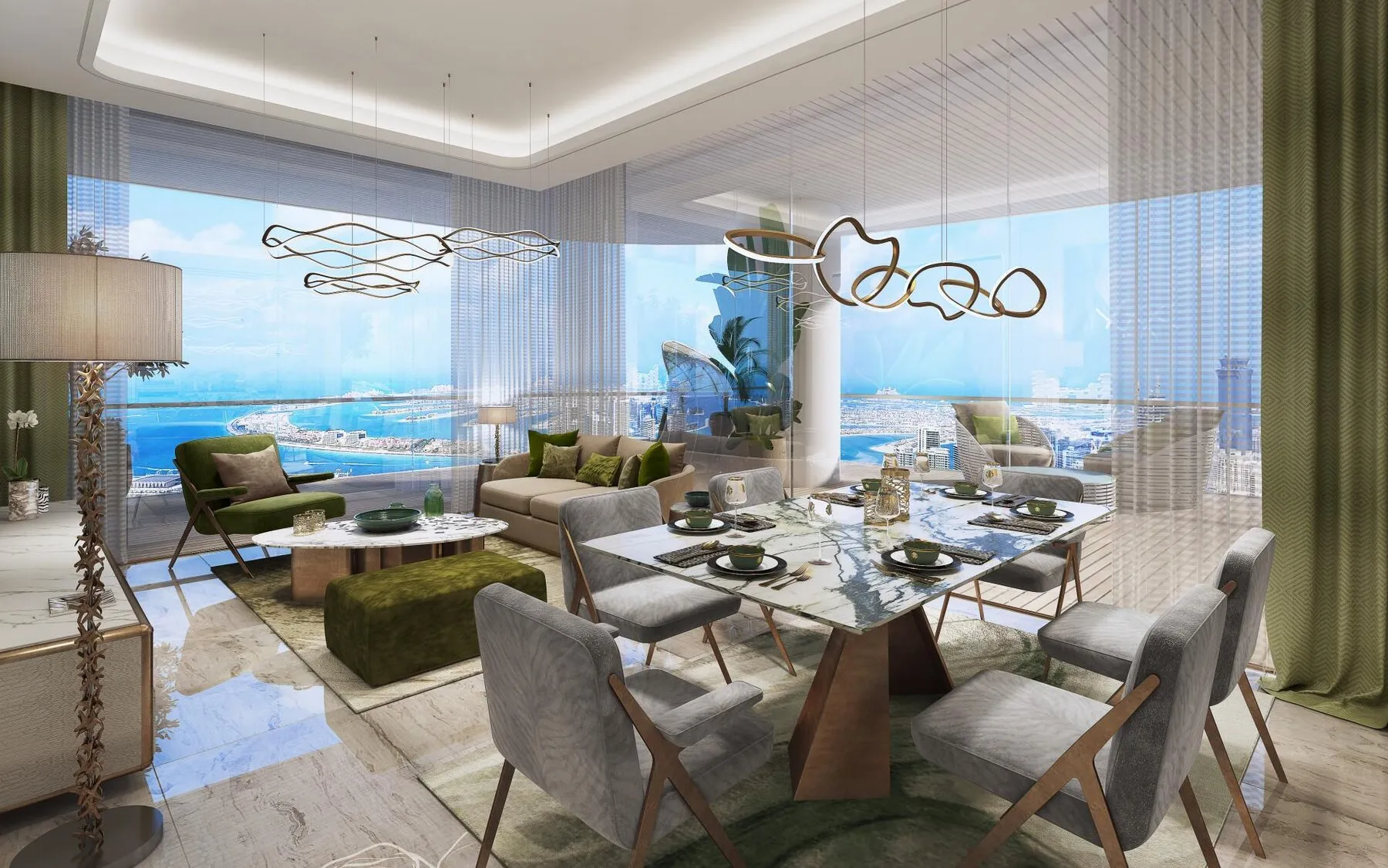 1 yatak odalı daire — Dubai Marina — 13/20