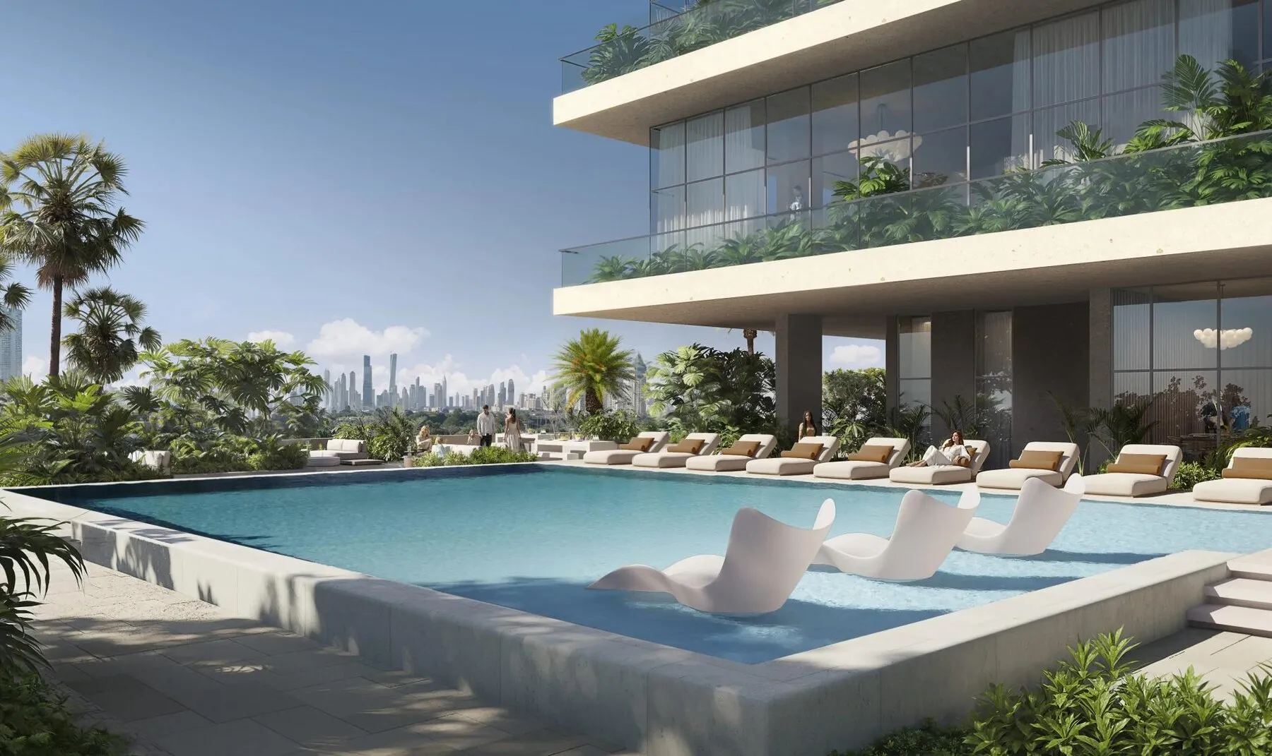 SKY LEVEL 1 in JVC, 1 slaapkamers, 51 m²