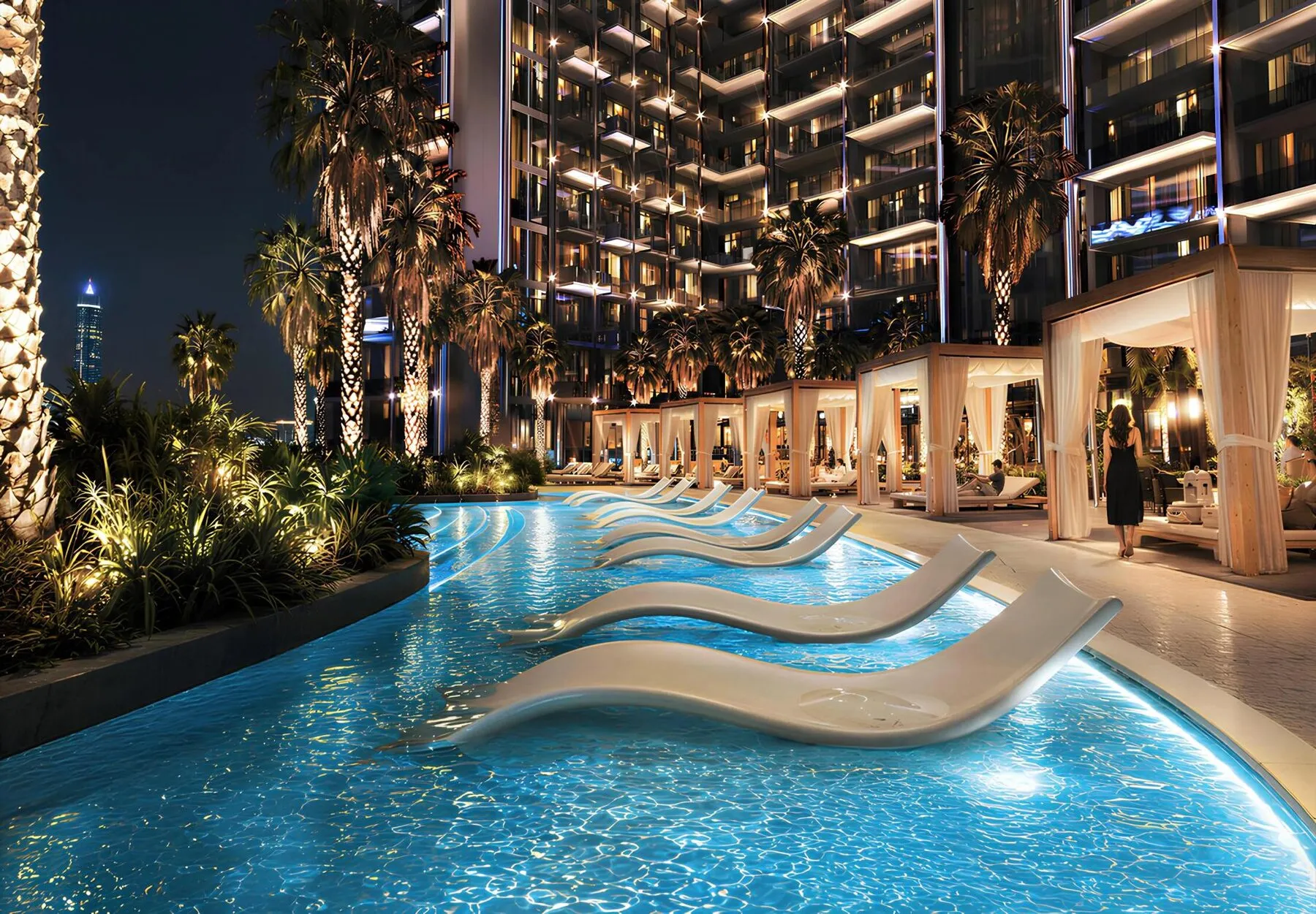 2 yatak odalı daire — Al Jaddaf, Dubai — 12/15
