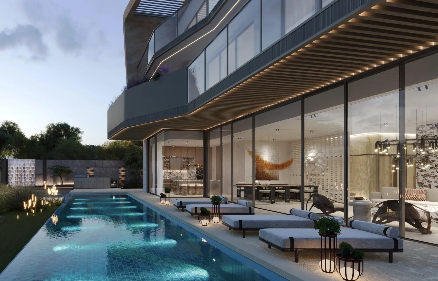 Luxe Knightsbridge-complex met comfortabele herenhuizen en villa's! Zelfstandig, 4 slaapkamers, 365 m²