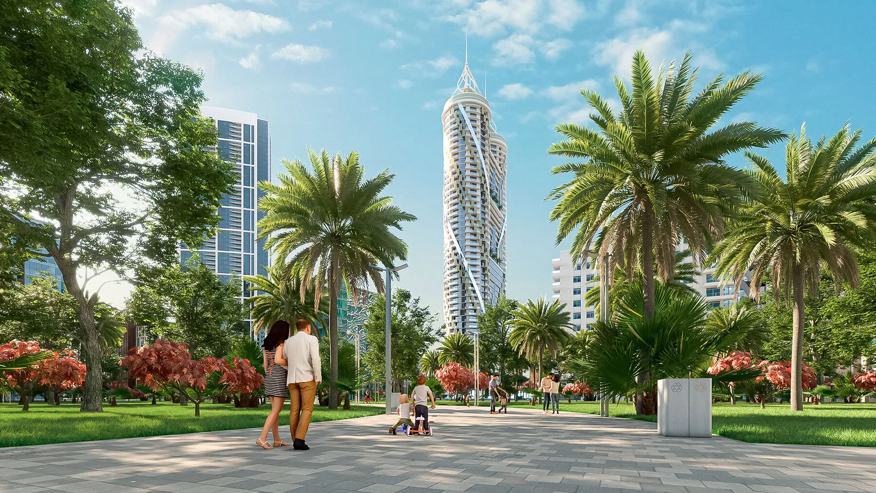 Appartementen in The Biltmore Residences Sufouh in Al Sufouh! Sleutelafwerking, 2 slaapkamers, 103 m²