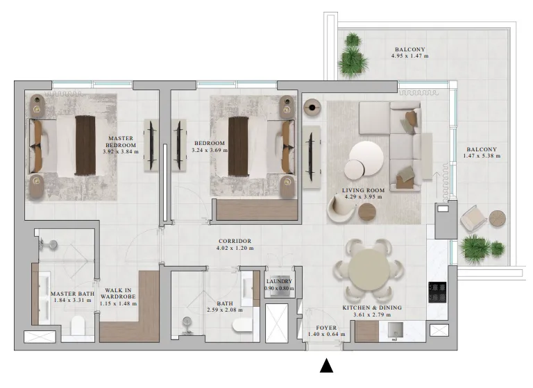 2 yatak odalı daire — Dubai Hills Estate — 10/10