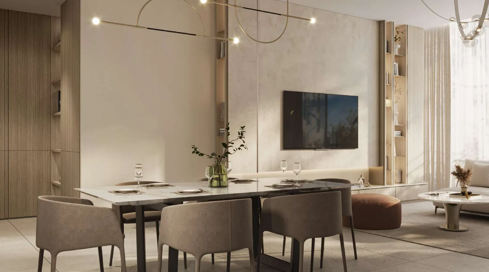 Appartement in het nieuwbouwproject Gharbi 2 Residences in Jumeirah Village Circle, 2 slaapkamers, 151 m²