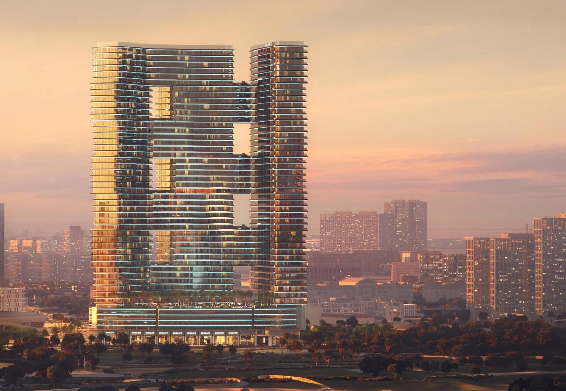 Binghatti Sky Terrassen, 2 slaapkamers, 98 m²