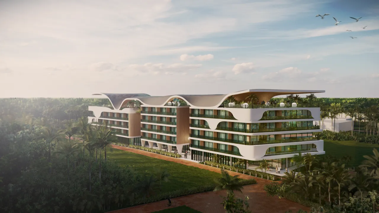 Appartement premium au centre de Batu Bolong près de l'océan !, 1 chambre, 40,75 m²