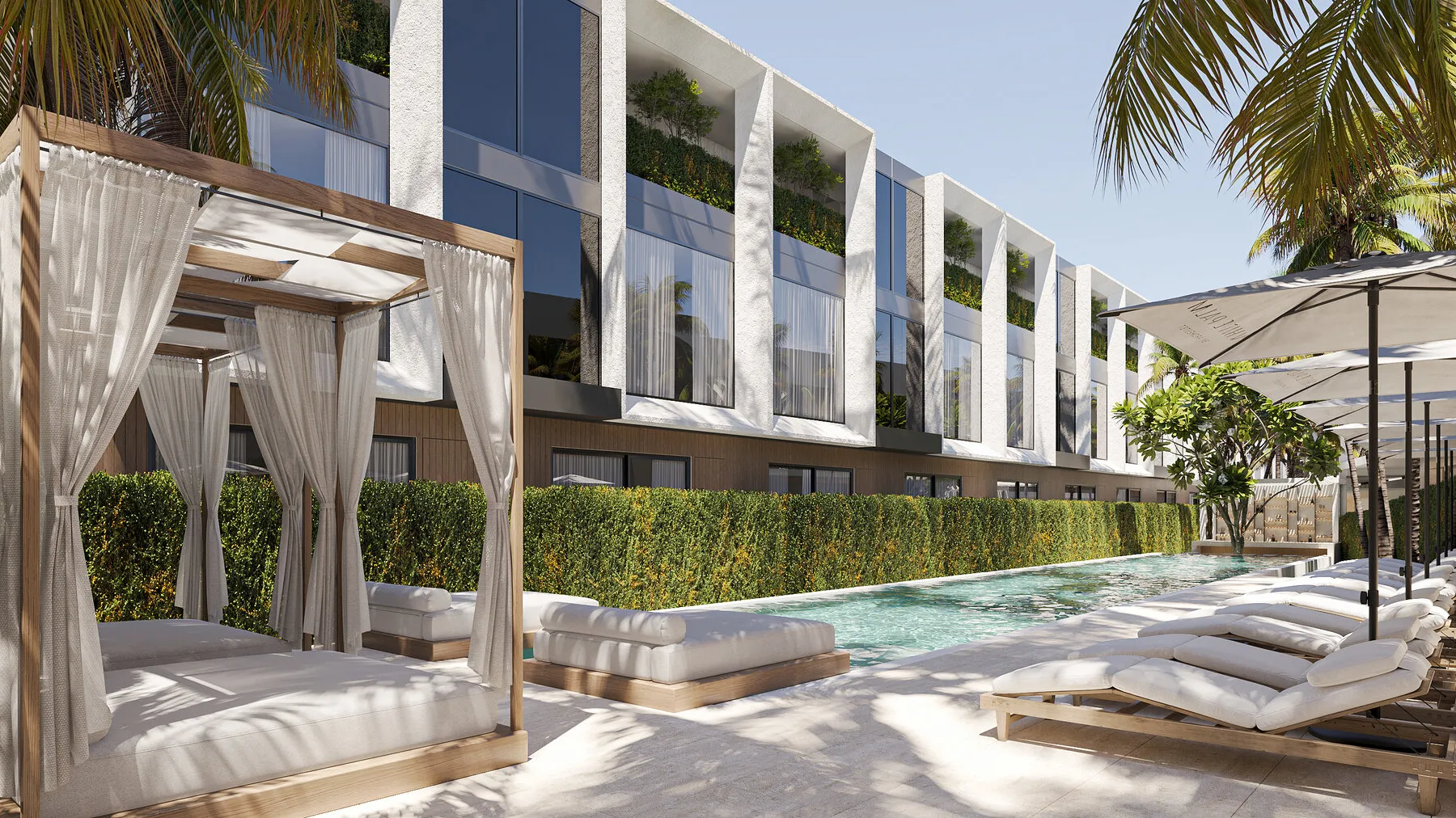 Uniek complex op Bali met eigen steegje, 2 slaapkamers, 123 m²