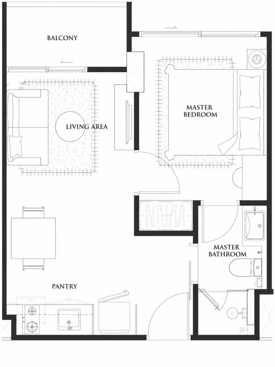 Appartement met 1 slaapkamer te koop in Jomtien, Pattaya, Chonburi — 9/9
