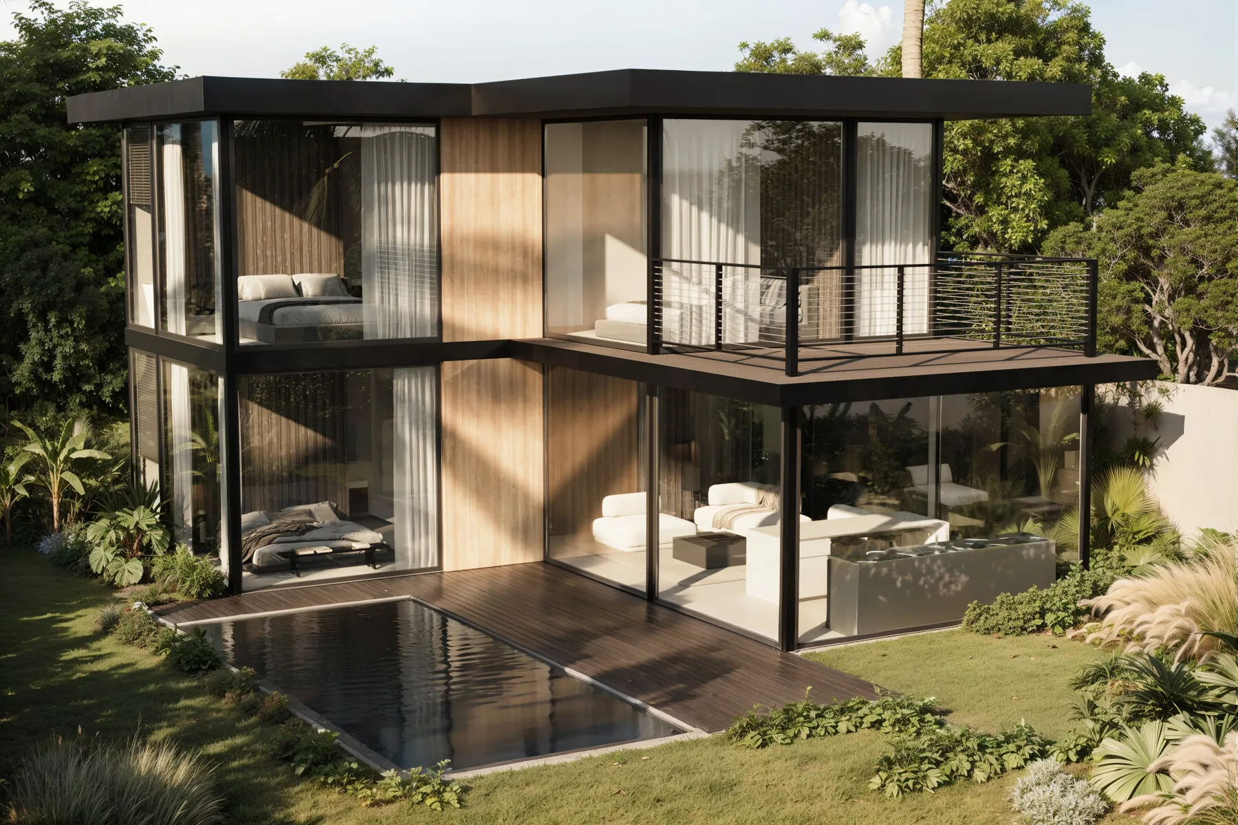 Luxe villa's in Bali (Uluwatu) - een investering in een paradijselijke vakantie en een stabiel inkomen!, 3 slaapkamers, 143 m²