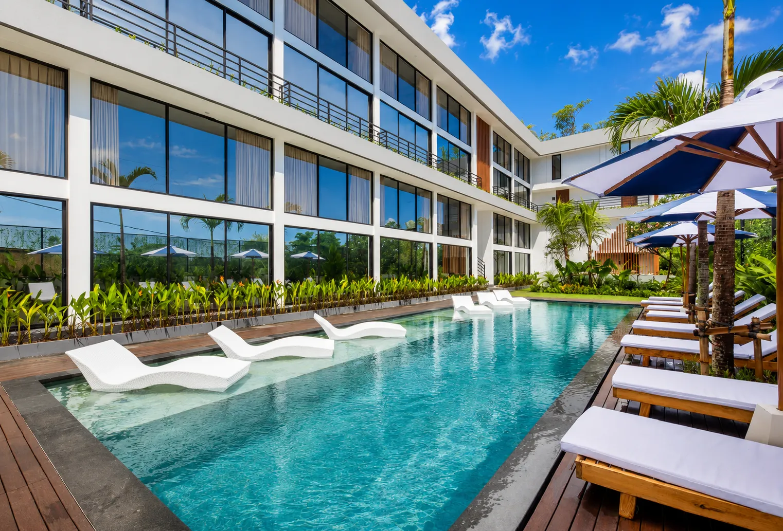 Modern apartment near the best beaches of Canggu!, 2 bedrooms, 82 m²