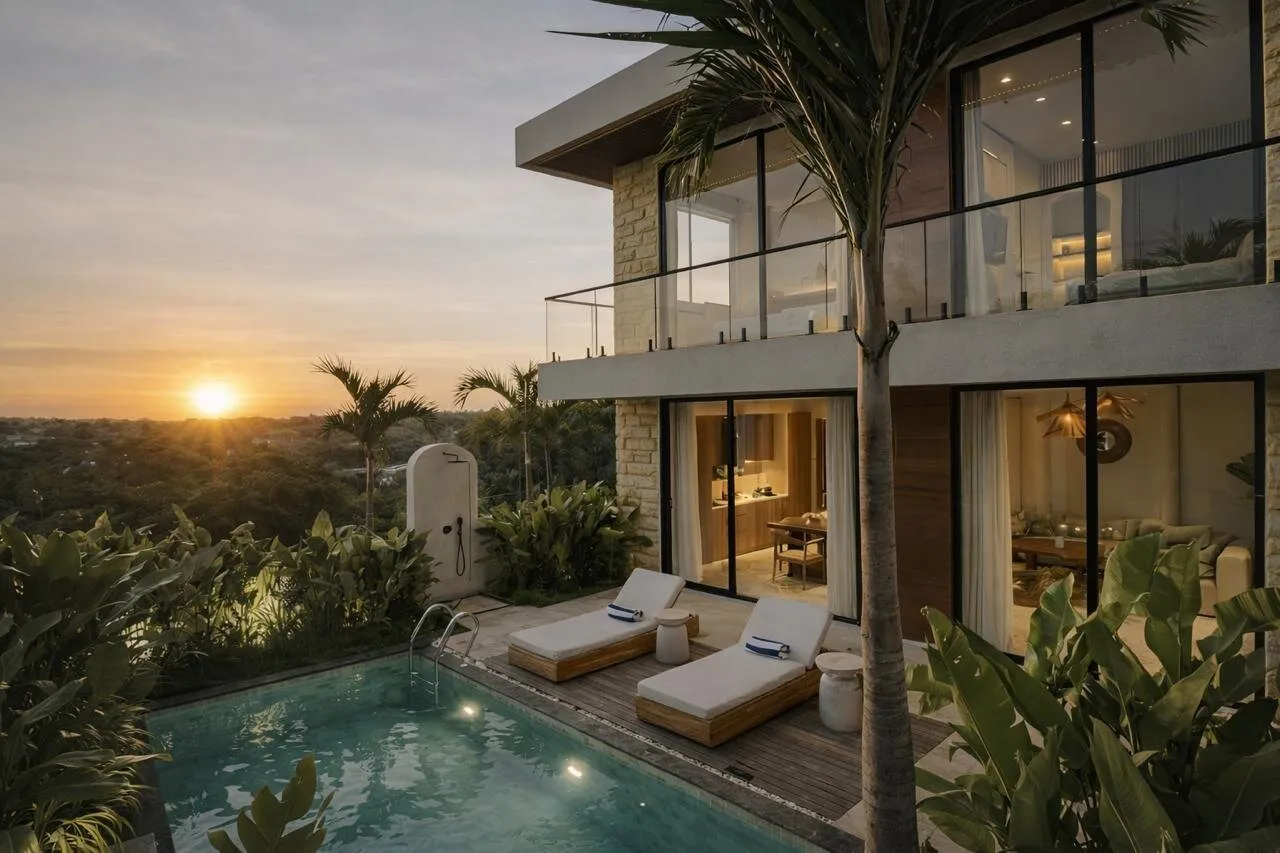 Villa con vista sull'oceano a pochi passi dalla spiaggia!, 2 camere da letto, 90 m²