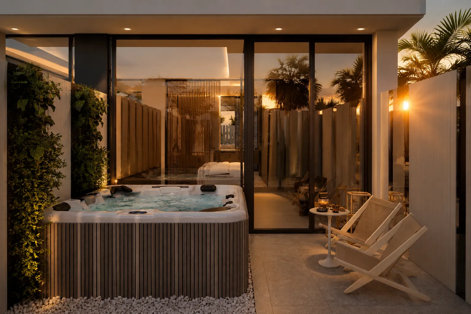 Modern residential complex 900 meters from the ocean!, 1 bedroom, 90.2 m²