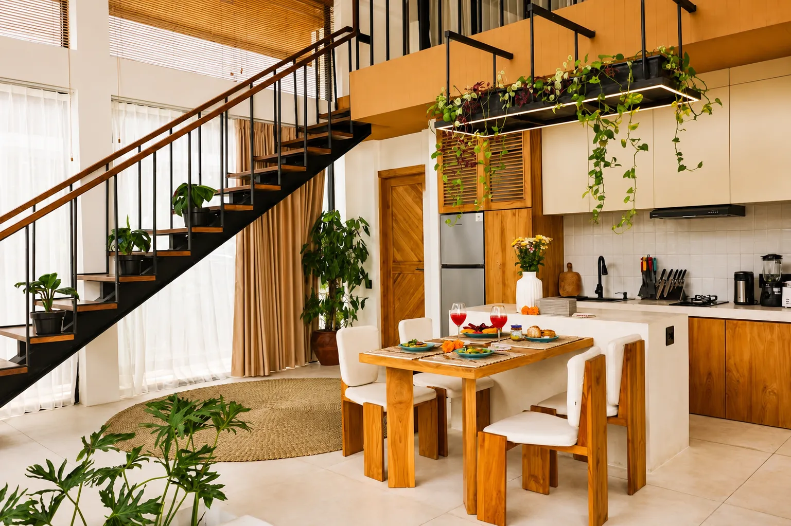 Moderne villa met uitzicht op de rijstterrassen in Ubud!, 2 slaapkamers, 117 m²