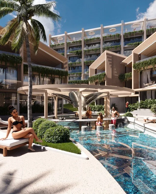 Villa's in het Pandawa Hills Villas-complex met een uniek natuurlijk landschap aan de oceaan., 1 slaapkamers, 96 m²
