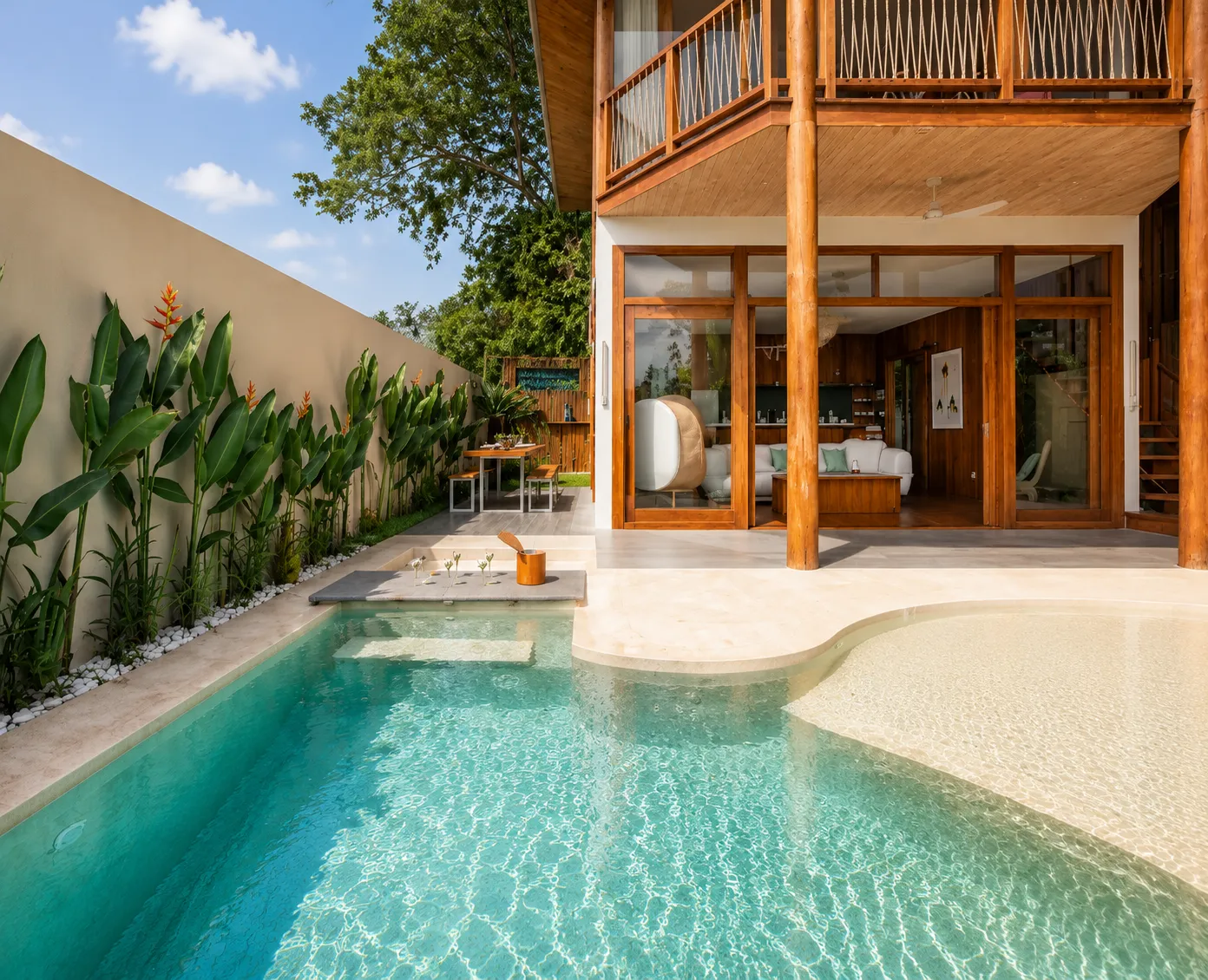 Villa in tropische resortstijl in Kedungu!, 3 slaapkamers, 183 m²