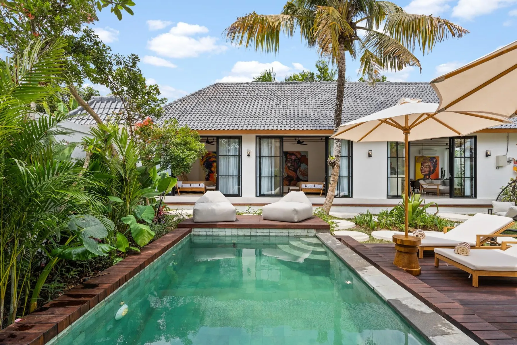 Instapklare 2-slaapkamer villa in een groene omgeving van Ubud!, 2 slaapkamers, 151,5 m²