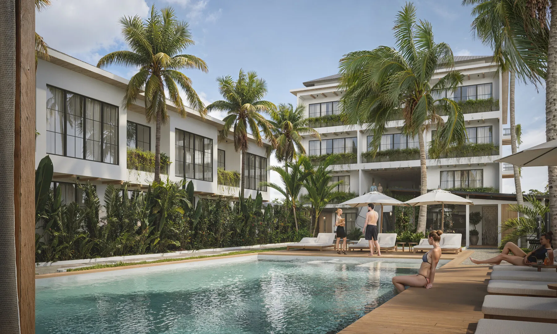 Appartement in een boetiekcomplex in het centrum van Ubud!, 1 slaapkamers, 43 m²