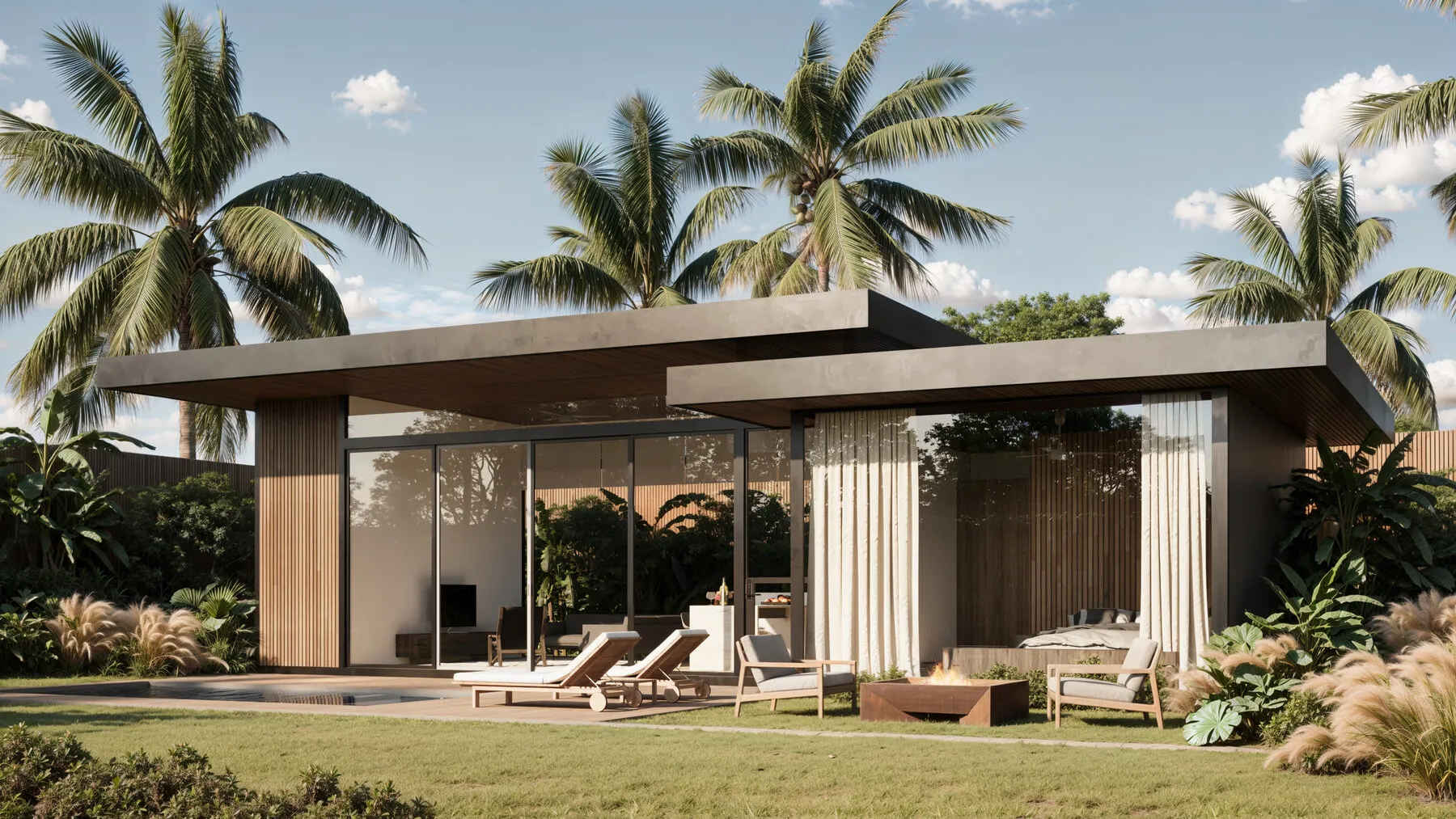 Luxe villa's in Bali (Uluwatu) - een investering in een paradijselijke vakantie en een stabiel inkomen!, 1 slaapkamers, 65 m²