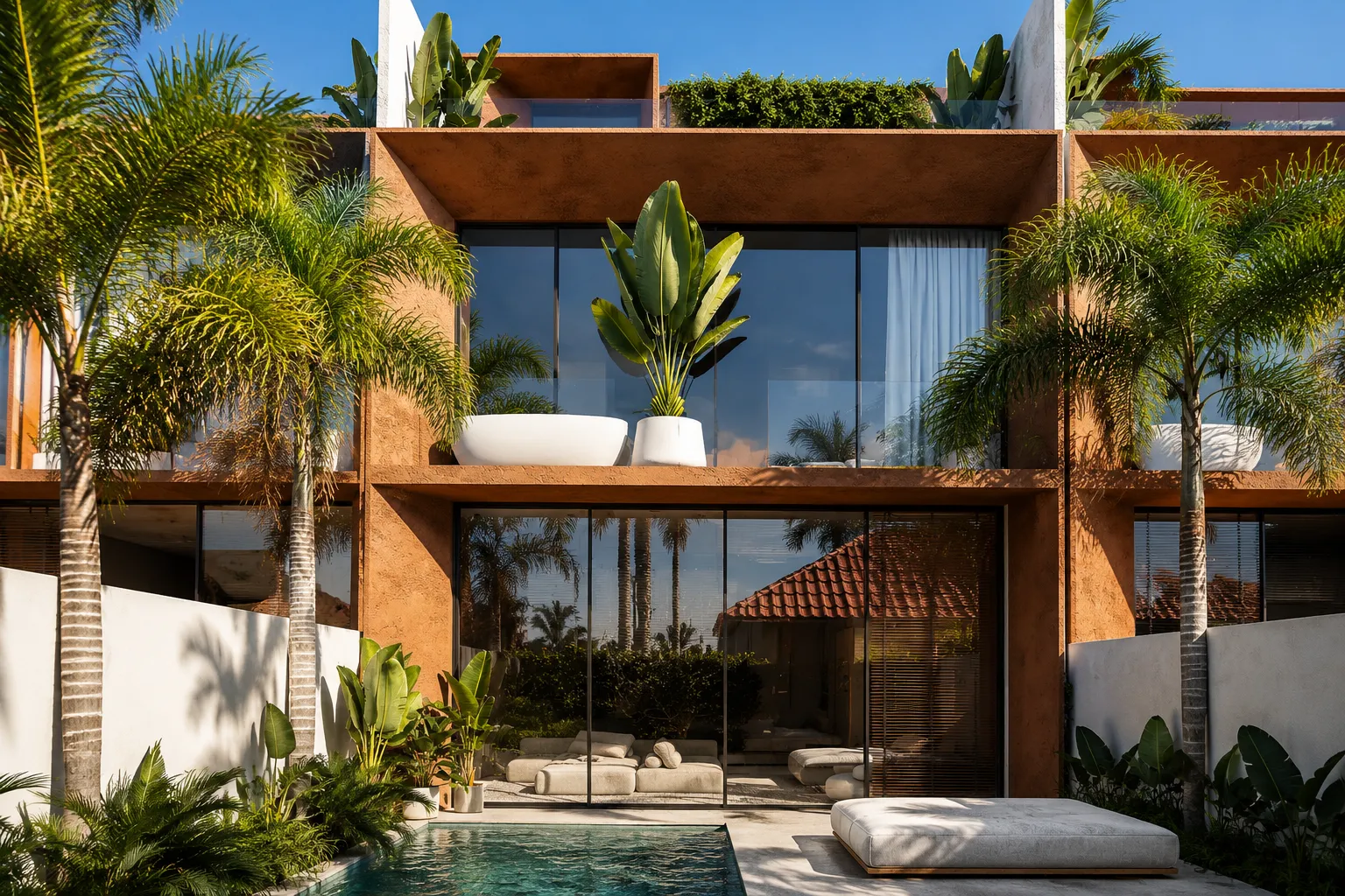 Designer complex 200 meters from the ocean!, 2 bedrooms, 193.44 m²
