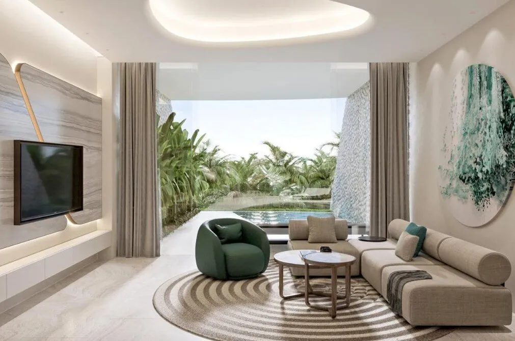 Apartments and villas with a private pool surrounded by nature!, 2 bedrooms, 180.7 m²
