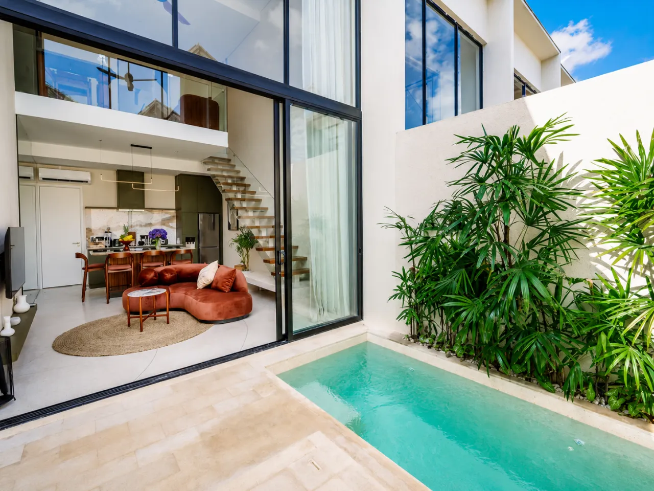 Casa adosada premium en Berawa, Canggu!, 2 habitaciones, 112 m²