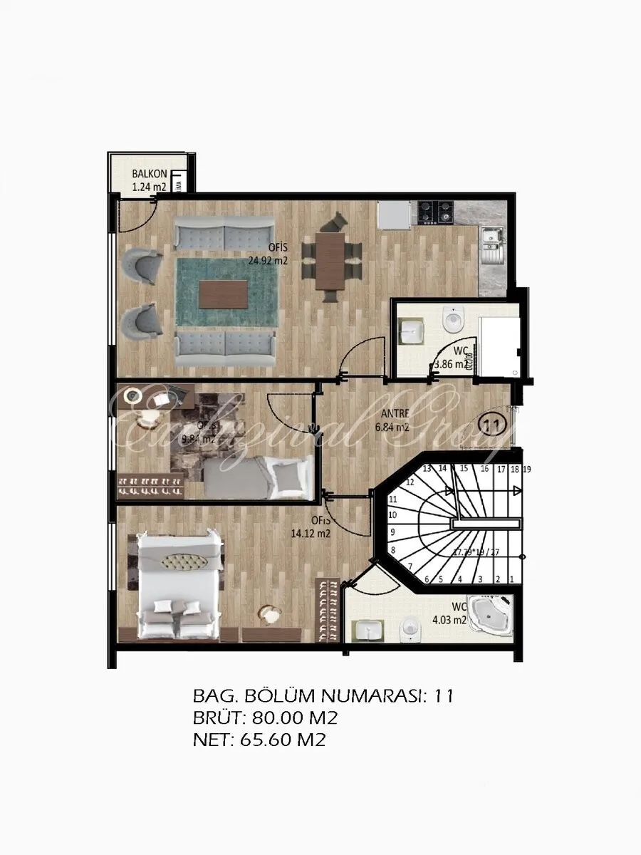 1-bedroom apartment for sale in Istanbul — 13/13