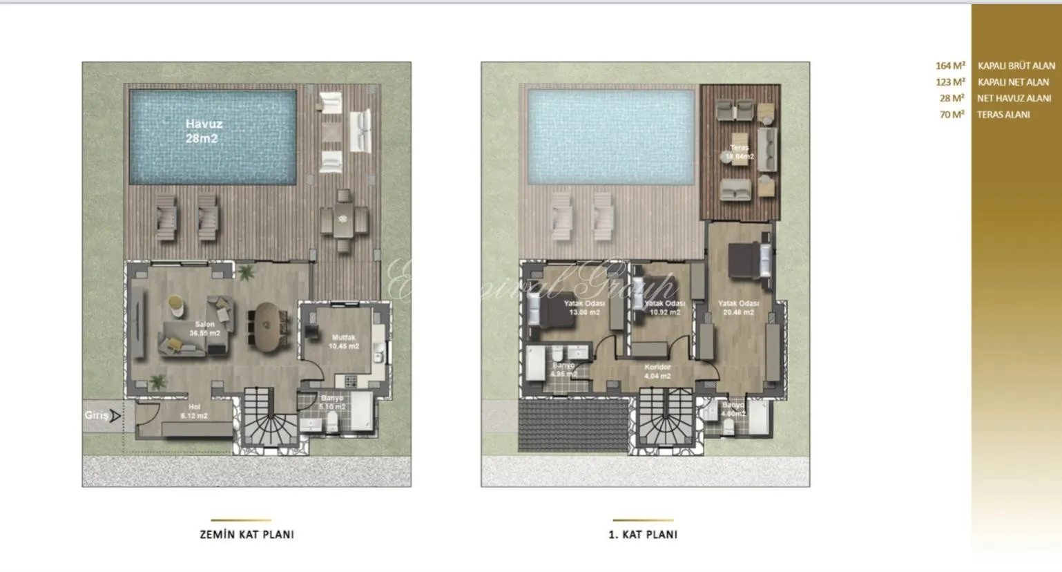 Villa mit 3 Schlafzimmern zum Kauf in Bodrum, Muğla — 8/11