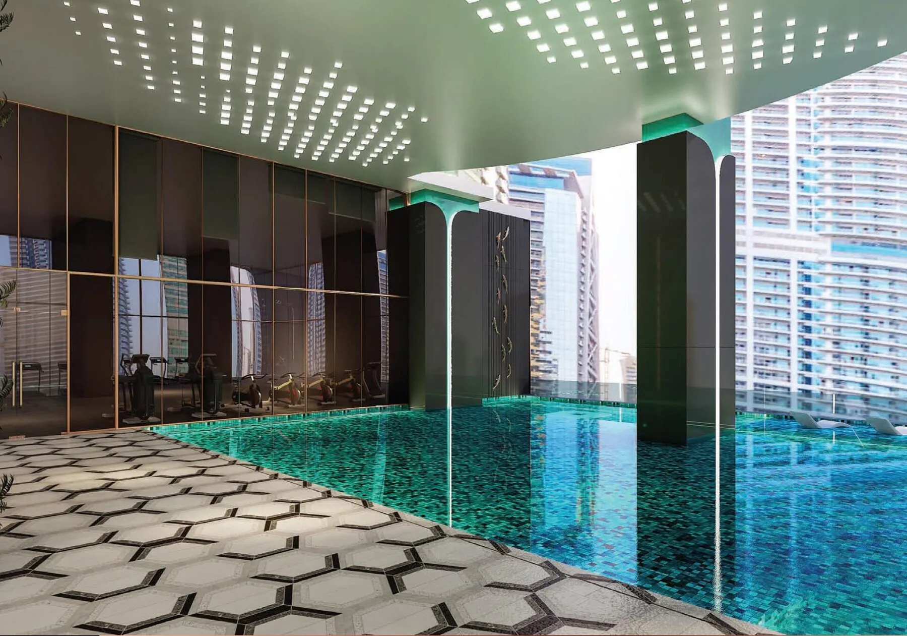 Stüdyo daire — Jumeirah Lakes Towers, Dubai — 17/20