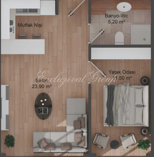 Appartement met 3 slaapkamers te koop in Istanbul, Istanboel — 16/20