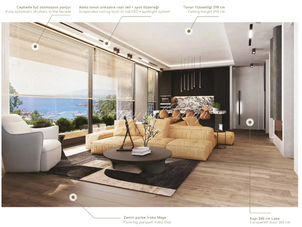 Villa met 5 slaapkamers te koop in Bodrum, Muğla — 10/15