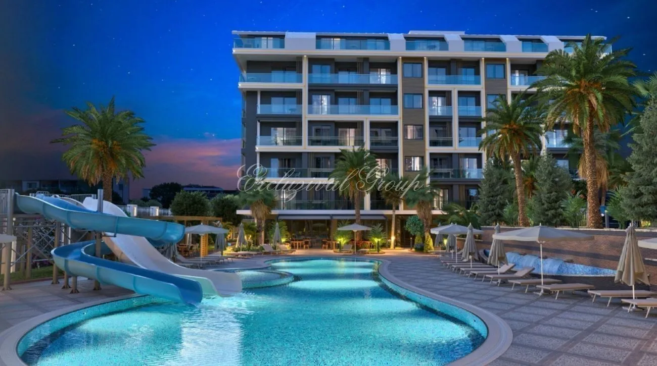 Apartment in Alanya, 1 bedroom, 55 m²
