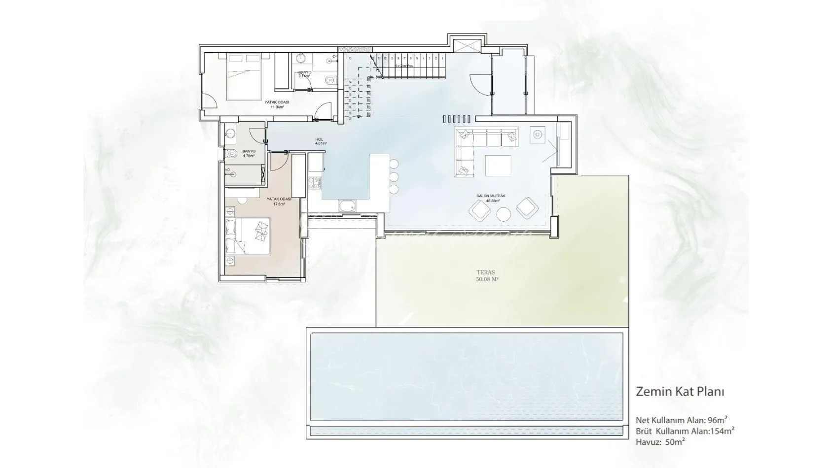 Villa met 5 slaapkamers te koop in Bodrum, Muğla — 7/8