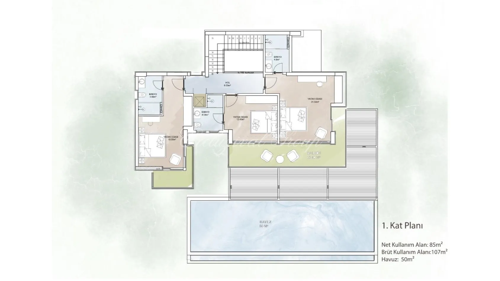 Villa met 5 slaapkamers te koop in Bodrum, Muğla — 8/8
