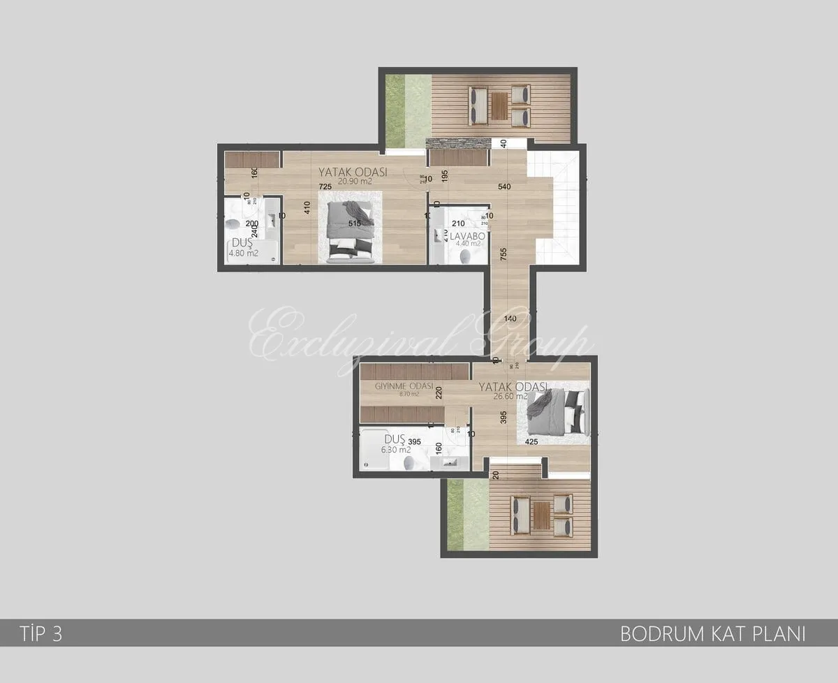 Villa met 2 slaapkamers te koop in Bodrum, Muğla — 10/20