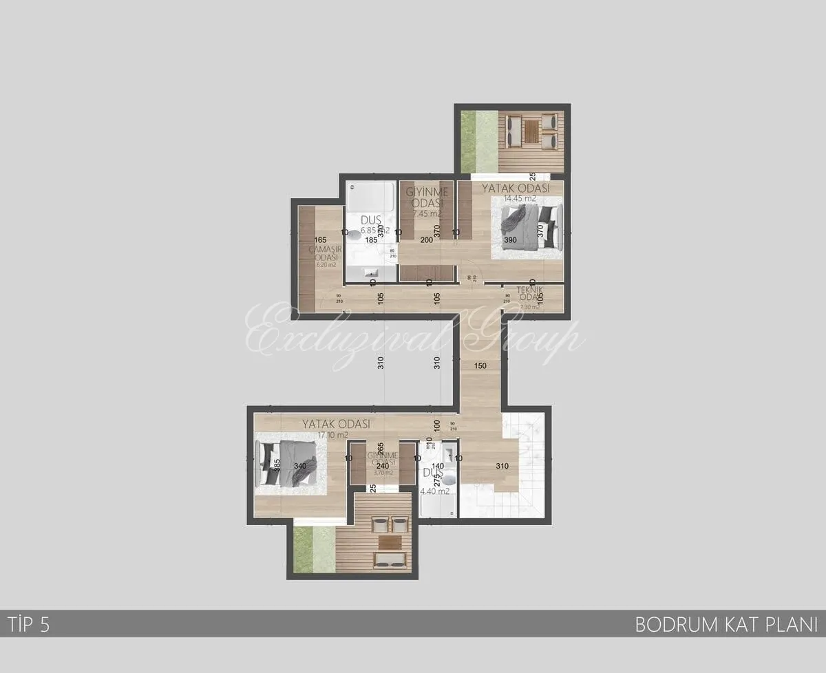 Villa met 2 slaapkamers te koop in Bodrum, Muğla — 14/20