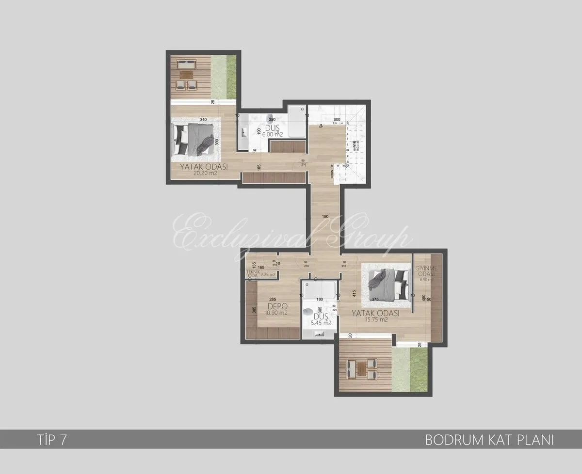 Villa met 2 slaapkamers te koop in Bodrum, Muğla — 18/20