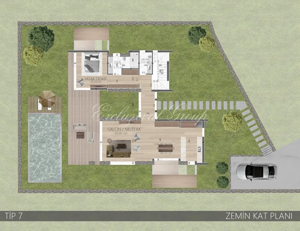 Villa met 2 slaapkamers te koop in Bodrum, Muğla — 19/20