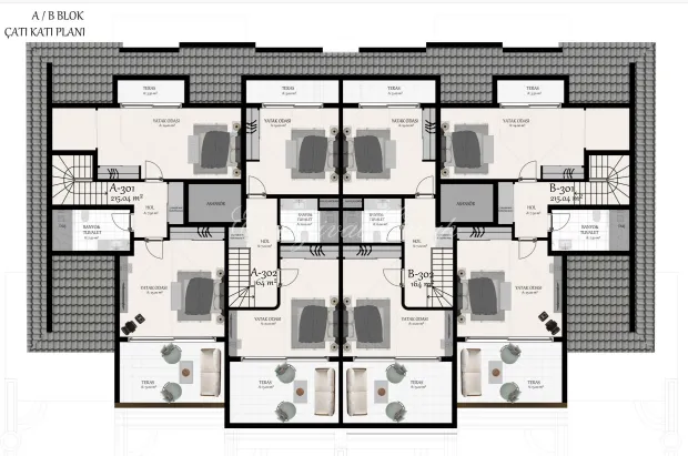 Appartement met 1 slaapkamer te koop in Fethiye, Muğla — 7/7